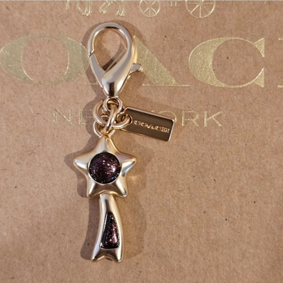 Coach Small Purple Star Charm Bag - Picture 3 of 4
